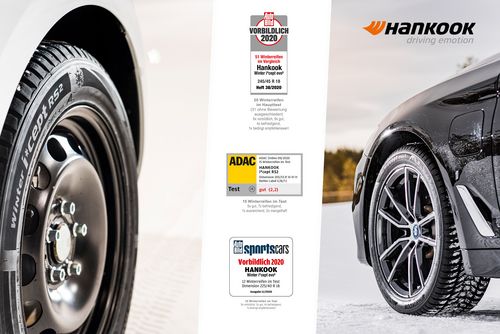 Les pneus hiver Hankook impressionnent lors de tests indépendants