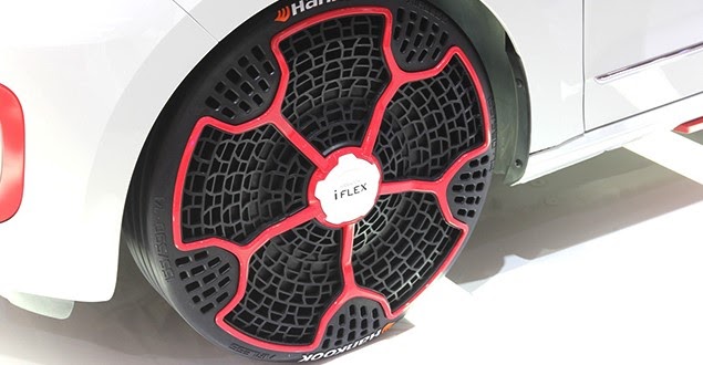 Le pneu airless futuriste i-Flex de Hankook Tire