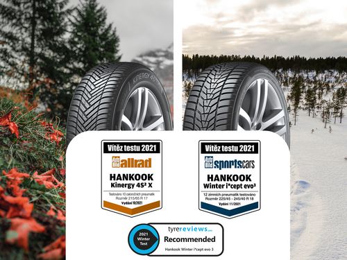 Les pneus hiver et toutes saisons Hankook remportent des tests indépendants