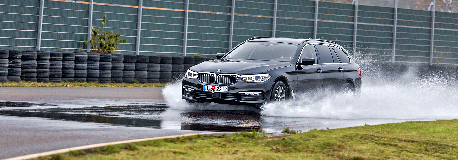 Aquaplaning longitudinal