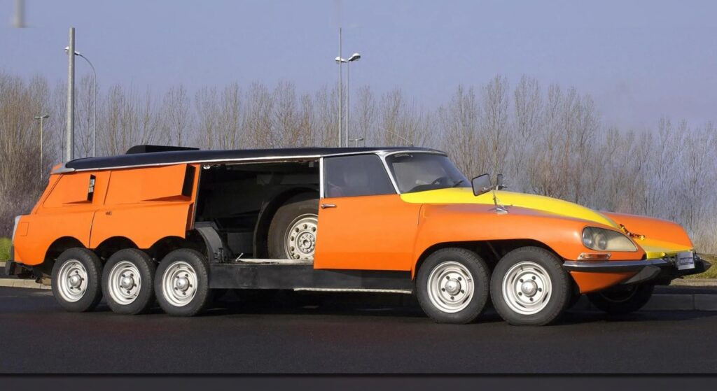 Combi pour tester les pneus de camion à 180 km/h - 9,5 tonnes, 5 essieux et 2 moteurs