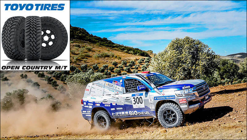 Toyo Open Country MT-R sur Land Cruiser 300 dans le Rallye Dakar
