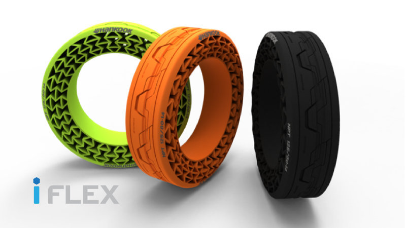 Hankook présente iFlex, les pneus sans air !