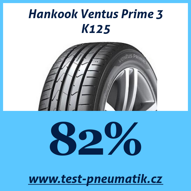 Hankook Ventus Prime 3 K125 : 82 %, 91 avis, à partir de 1 185 CZK