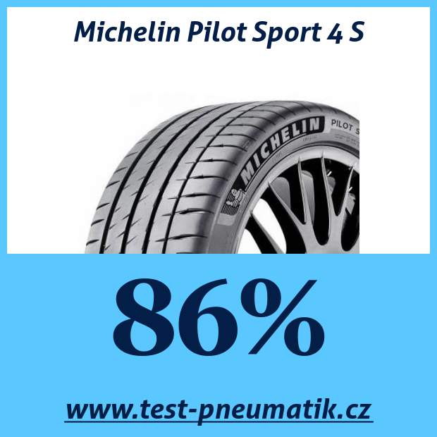 Michelin Pilot Sport 4 S : 86 %, 109 avis, à partir de 3 468 CZK