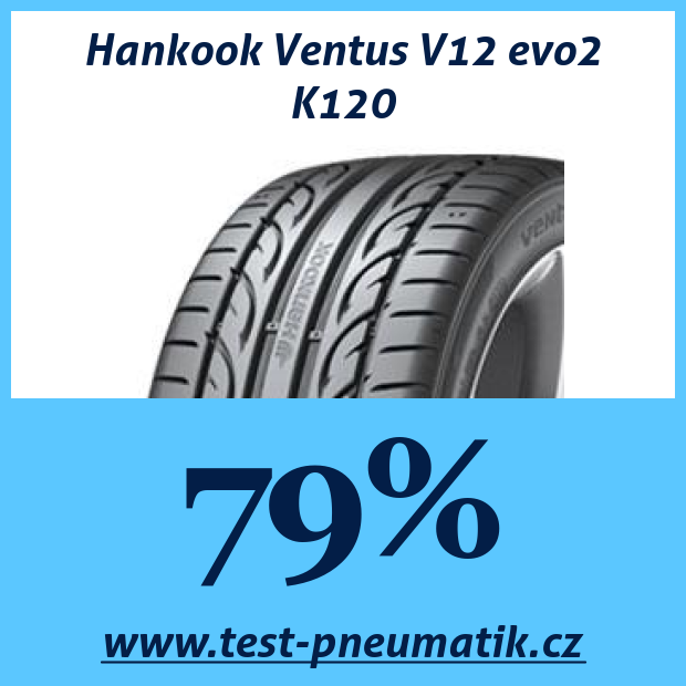 Hankook Ventus V12 evo2 K120 : 79 %, 72 avis, à partir de 1 177 CZK