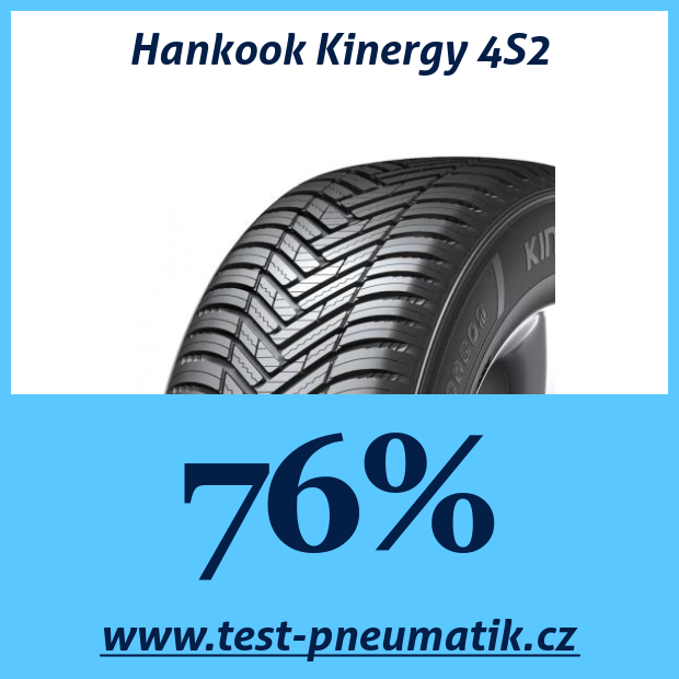 Hankook Kinergy 4S2 : 76 %, 35 avis, à partir de 1 256 CZK